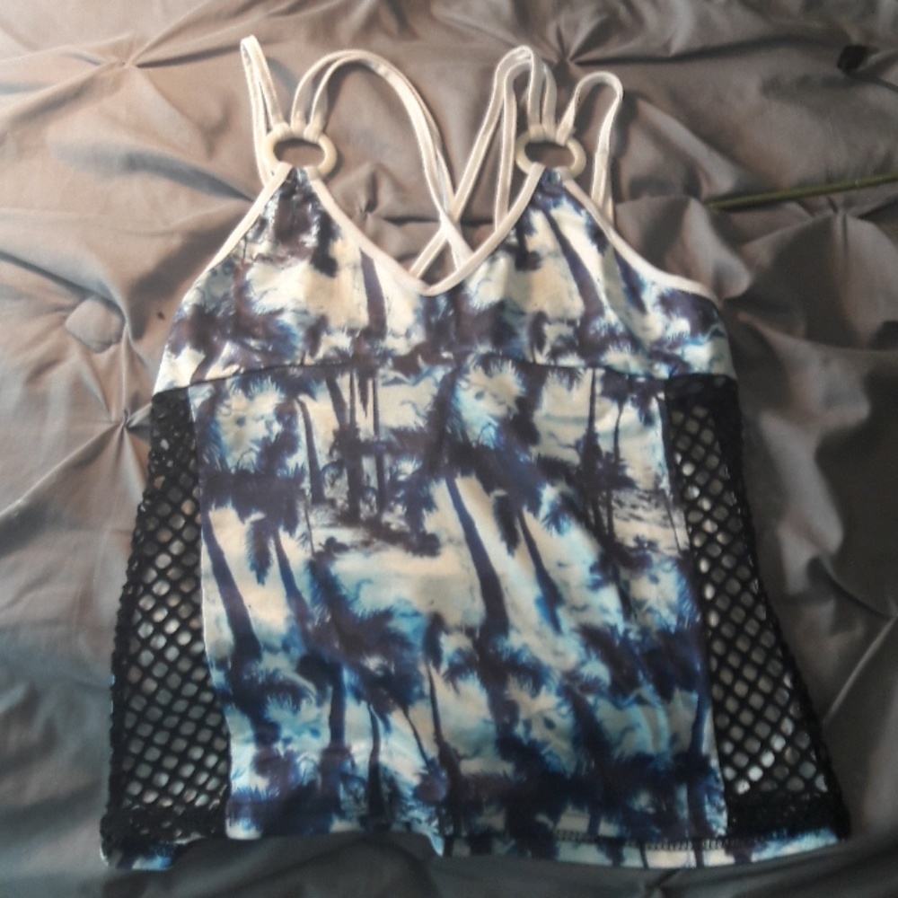 Tropical Exercise/Swim Top